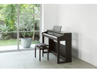 Roland RP701 DR Piano Electrónico Vertical em Castanho Escuro Acetinado Roland RP701 DR Piano Electrónico Vertical em Castanho Escuro Acetinado